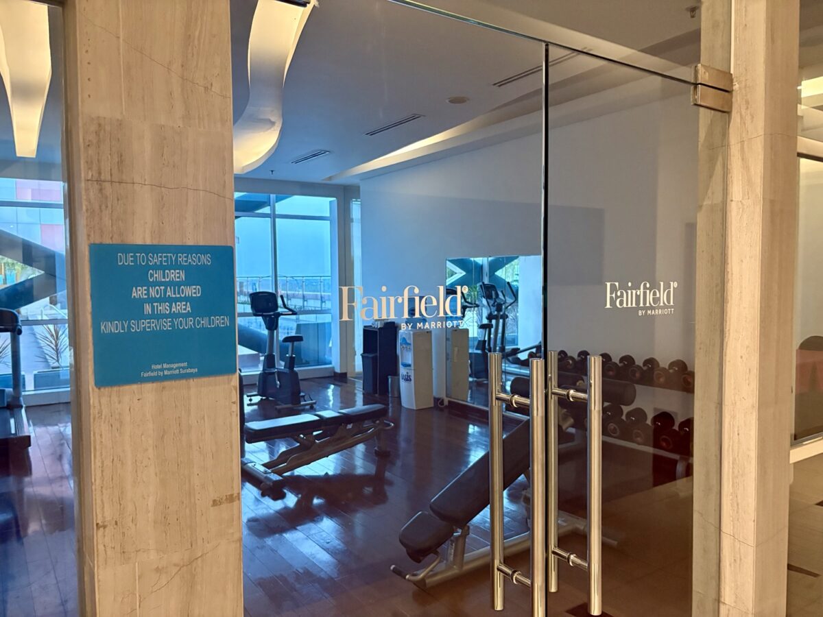 フェアフィールド・バイ・マリオット・スラバヤのフィットネスセンター入口